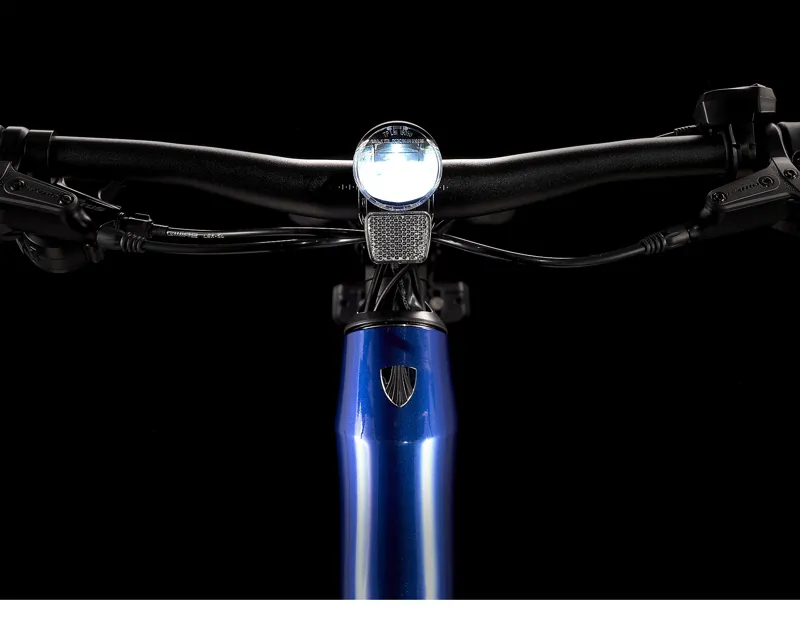 Trek Dual Sport+ 2 Stagger Hybrid eBike in Hex Blue Large-5